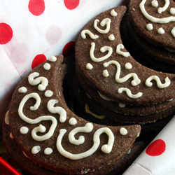 Once in a Chocolate-Spice Moon Cookies