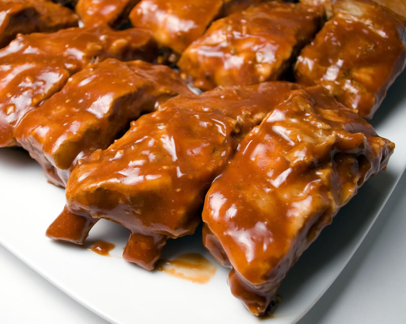 Grilled Baby Back Ribs With Garlic-Ginger BBQ Glaze| LunaCafe