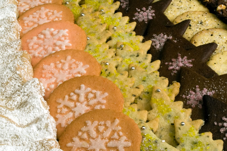 Twelve Days of Christmas Cookies: Starry Night