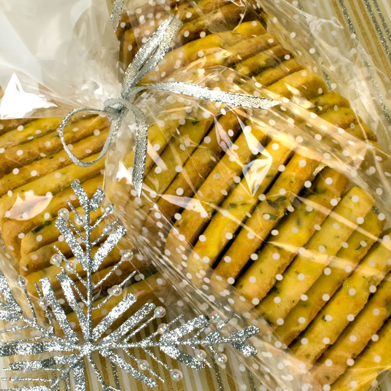 Herb de Provence Orange Butter Cookies in Bags