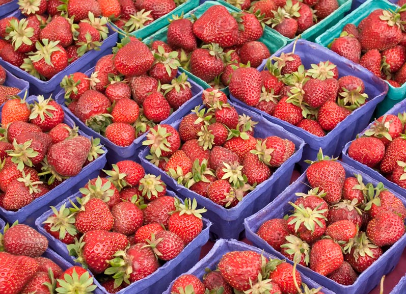 Local grown strawberries