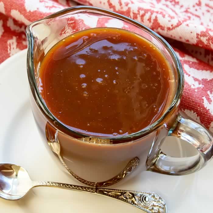 Spiced Caramel Apple Sauce