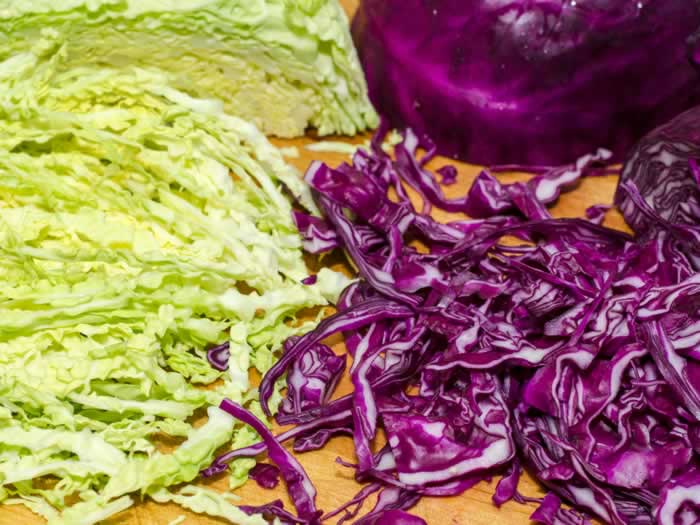 Cabbage Slaw with Ginger Lime Dressing