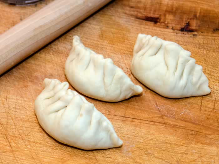 Pork & Prawn Potstickers (aka Asian Dumplings) Ready to Pan-Fry